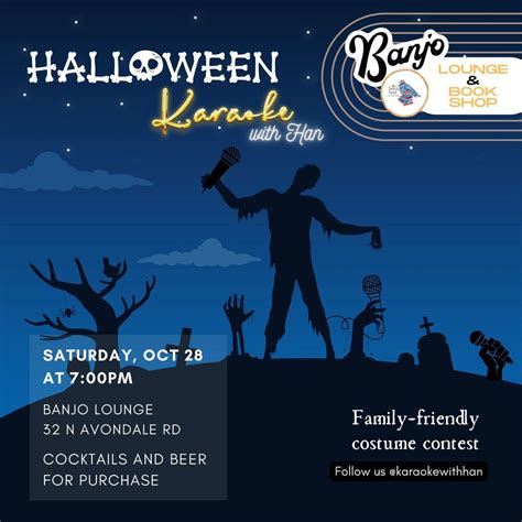 Halloween karaoke, Banjo Coffee, Avondale Estates, October 28 2023 ...