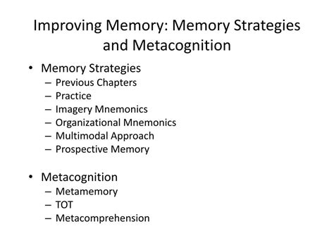 Image result for Compensatory Memory Strategies