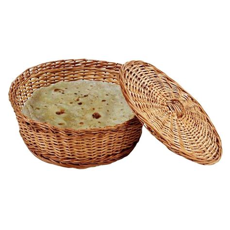 Bamboo Cane Chapati Basket, Fruit basket – CaneFurniture.in