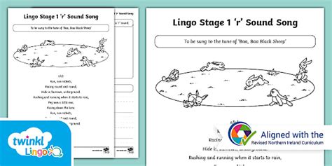 Have Fun Teaching 'r' Phonics Sound Song Activity Sheets