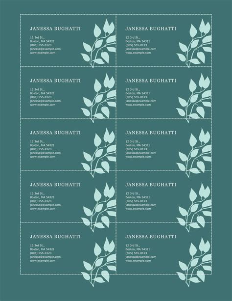 Download Business Card Template Word 的图像结果