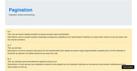 Image result for Pagination Sample