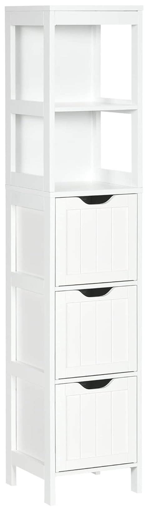 ZAWkirJ Tall Bathroom Cabinet, Slim Bathroom Storage Cabinet, Narrow ...