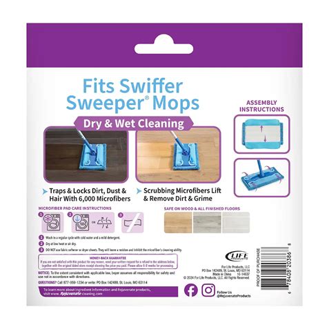 Microfiber Sweeper Pads - Rejuvenate®