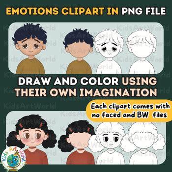 Emotions Clip Art | Feeling Clip Art | Facial Expression | KidsArtWorld