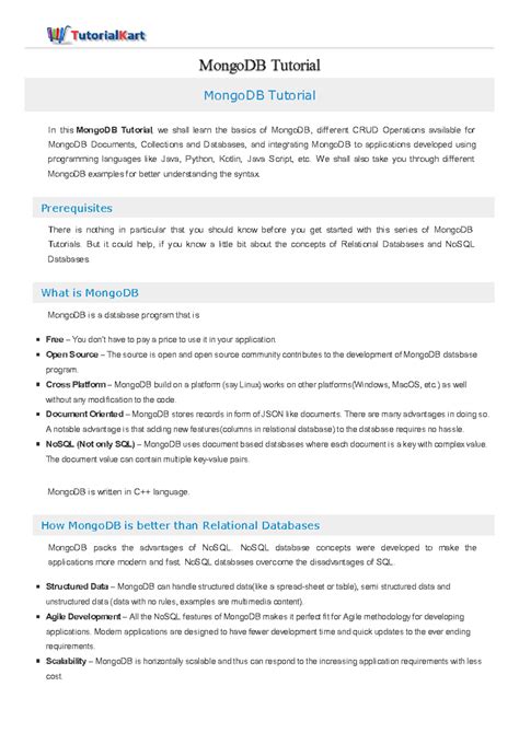 MongoDB Tutorial Mac 的图像结果