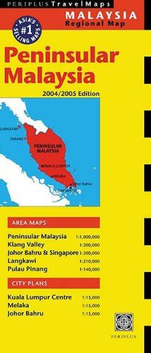 Buy Peninsular Malaysia Travel Map 3rd Edition: 2004/2005 Edition ...