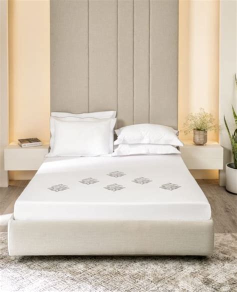 D'Decor 300 TC King Size Embroidered Bed Sheet - King Size - 100% ...