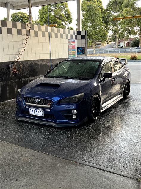 Traded a Golf R for my dream car, 2015 WRX STI. Just got new rims ...