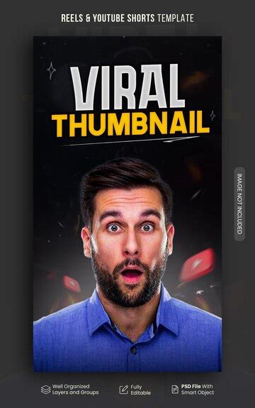 Viral thumbnail for youtube shorts and reels | Premium PSD