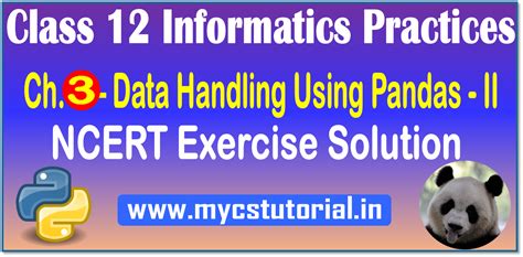 Image result for Class 12 Information Practices Chapter 5