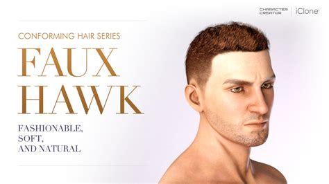 Faux Hawk - Character Creator/Hair - Reallusion Content Store