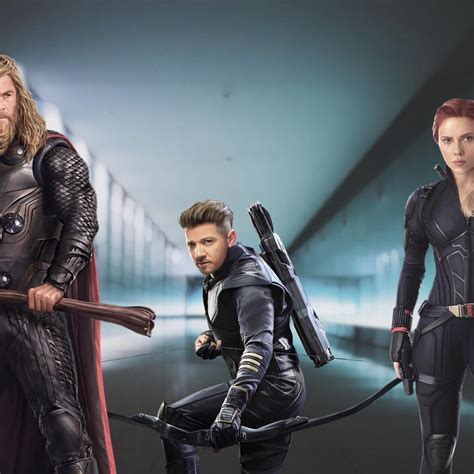 2048x2048 Thor Hawkeye Black Widow Ipad Air ,HD 4k Wallpapers,Images ...
