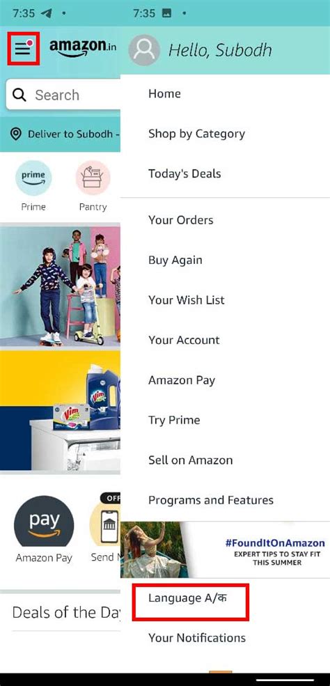 Amazon.com Language Settings 的图像结果