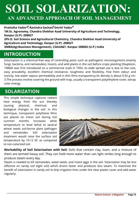 Image result for Soil Solarization Methods