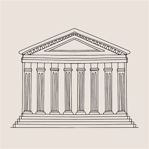 Hand drawn lawyer drawing illustration | Free Vector