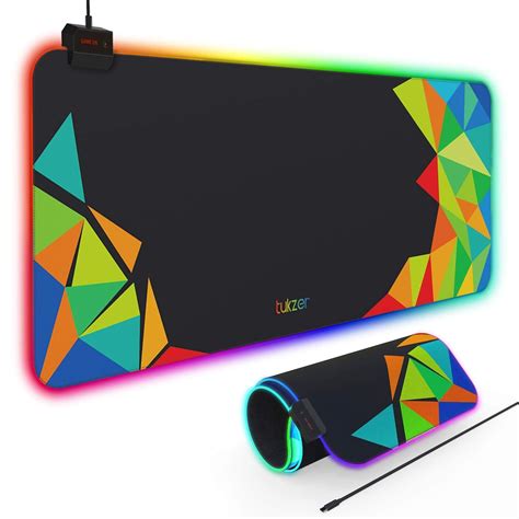 Buy Tukzer RGB RETRO Extended Gaming Mouse Pad, High-Speed Mouse ...