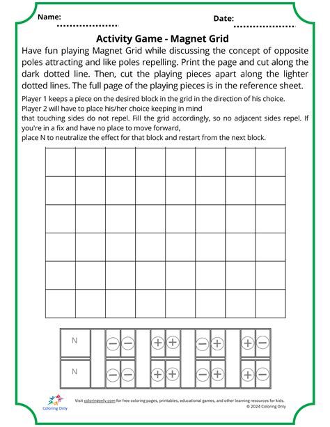Image result for Printable Magnet Worksheet