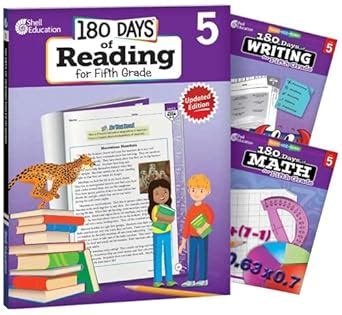 Buy 180 Days of Reading, Writing and Math for Fifth Grade Book Online ...
