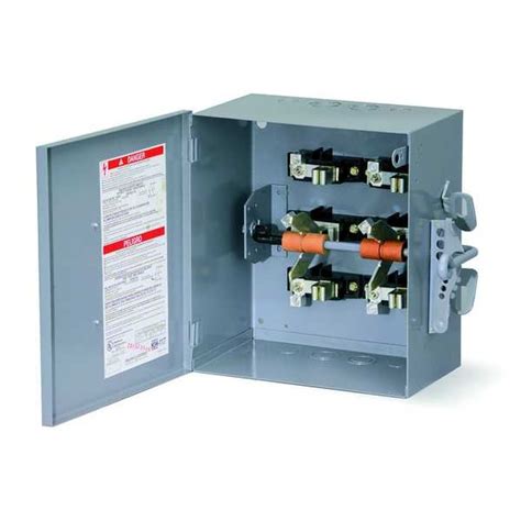 Square D Nonfusible, Safety Switch, Heavy Duty, 240 V, 2PDT, NEMA 1 ...