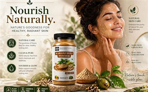 Heilen Biopharm Karanj Beej Powder | Pongamia Pinnata Seed Powder ...