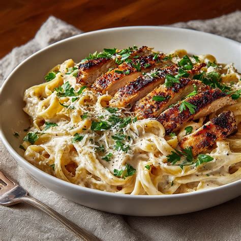 Healthy Chicken Alfredo Recipe - Fitness Food Chef