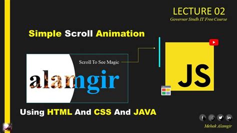 JavaScript Scroll Animation 的图像结果