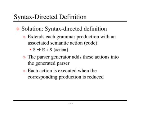 Image result for Syntax-Directed Definition