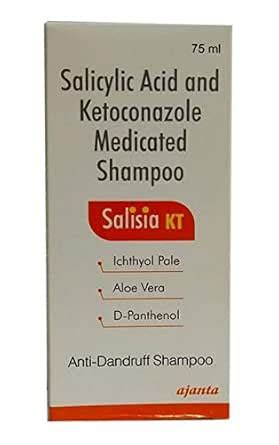 Salisia Kt - Bottle of 75 ml Shampoo with 2% Ketoconazole and Salicylic ...