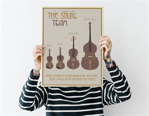 The String Team Classic Music Poster, Music Wall Art, Musicians ...