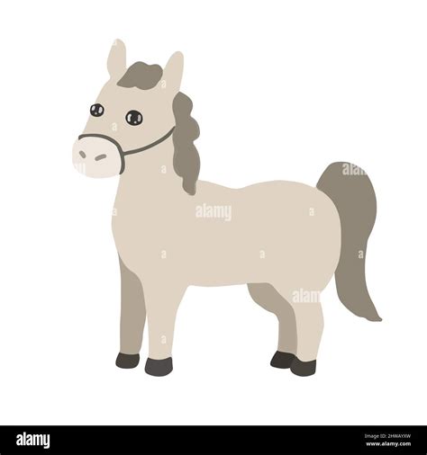 Cartoon horse farm animals Stock Vector Image & Art - Alamy