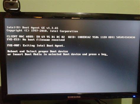 Image result for Initializing Intel Boot Agent GE V1.3 81