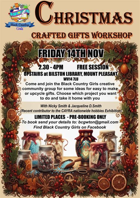 Black Country Girls Creative Community Groups Crafted Gifts Workshop ...