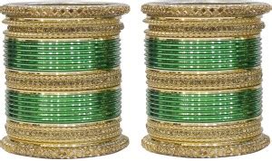 Muchmore Alloy Gold-plated Bangle Set Price in India - Buy Muchmore ...