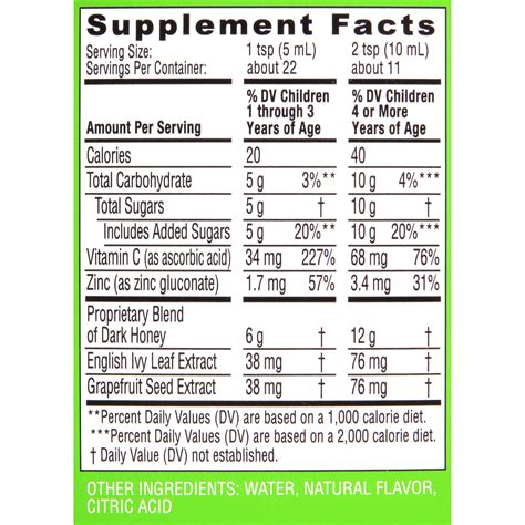 Zarbee's Naturals Children's Cough Syrup + Mucus | Ubuy India