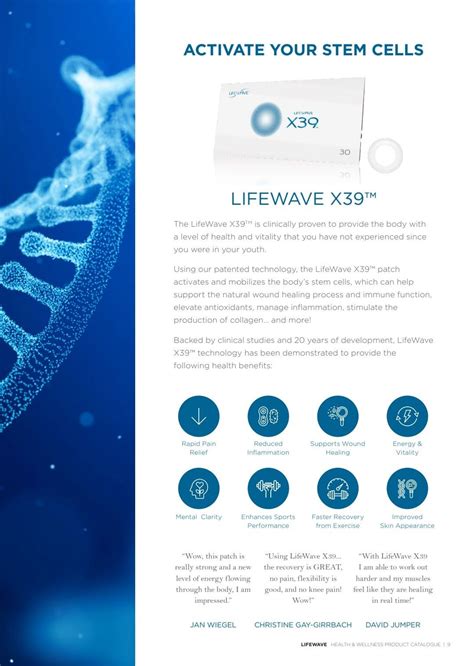 Activate your OWN stem cells | Stem cells, Stem cell therapy, Patches
