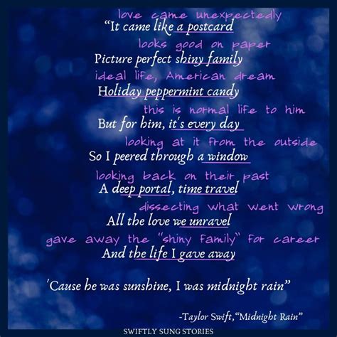 Thunderous Love: Analyzing Taylor's "Midnight Rain" Meaning - Swiftly ...