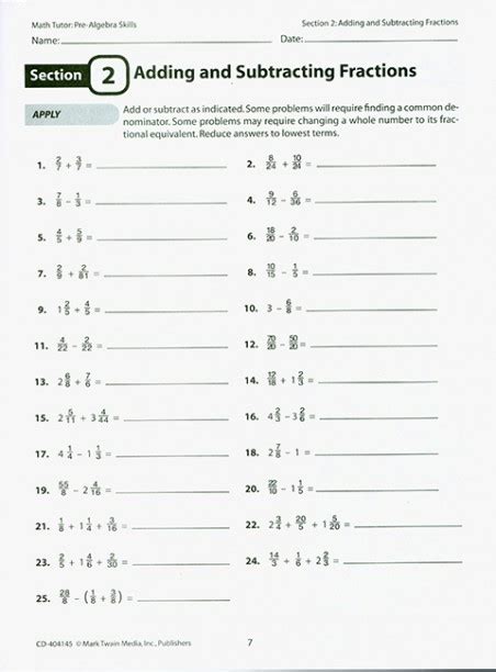 Pre Algebra Worksheet 的图像结果