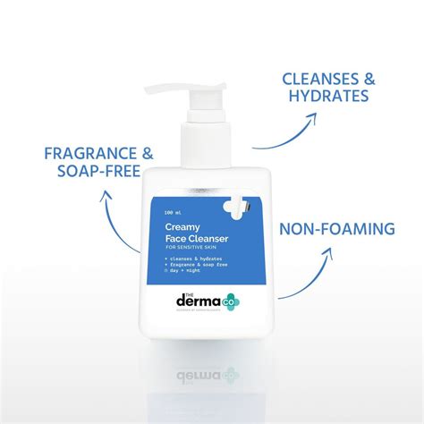 Creamy Cleanser For Dry Sensitive Skin-100ml | The Derma Co
