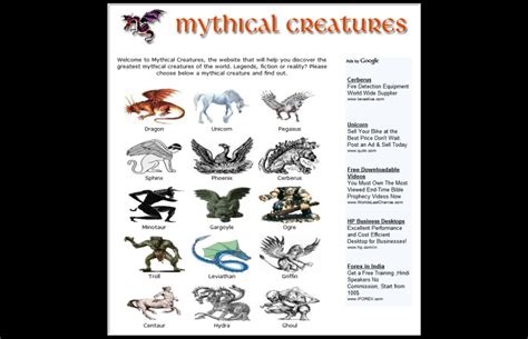Image result for Mythical Creatures Names