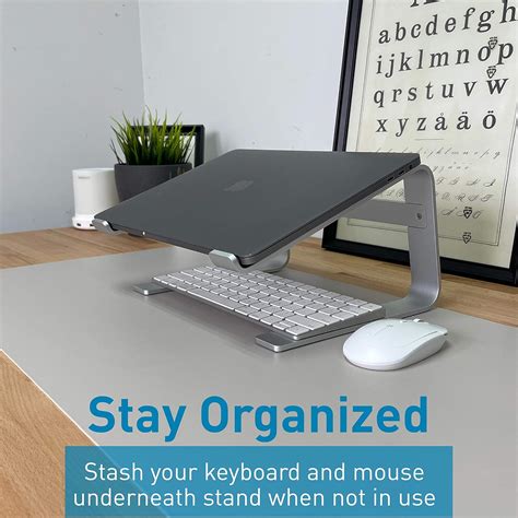 Buy Macally Backlit Keyboard for Mac and an Ergonomic Laptop Stand ...