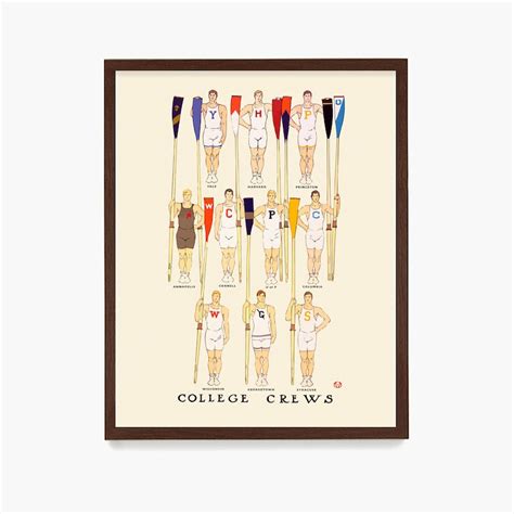 Crew Poster College Crew Print Rowing Poster Rowing Wall - Etsy India