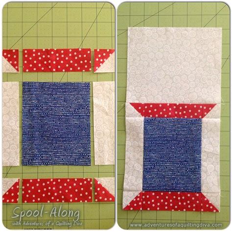 Image result for Spool Quilt Block Tutorial