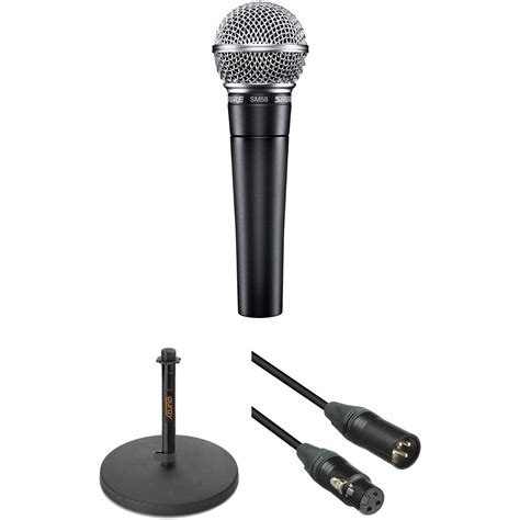 Shure SM58 Dynamic Voice-Over Microphone Kit B&H Photo Video
