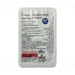 Gufitrig 5000 Iu Injection 1 - Uses, Side Effects, Dosage, Price | Truemeds
