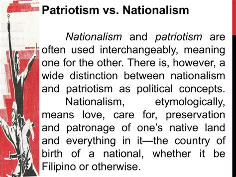 Patriotism and nationalism | PPTX