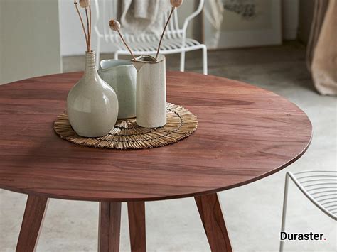 Duraster Nilay Wooden Round Dining Table | Duraster