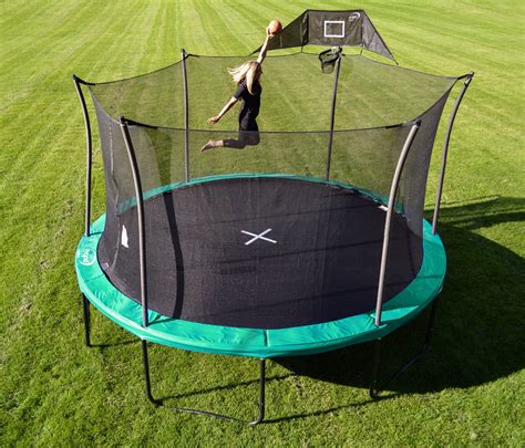 Basketball Trampoline With Enclosure Everfit 10FT Trampoline Round