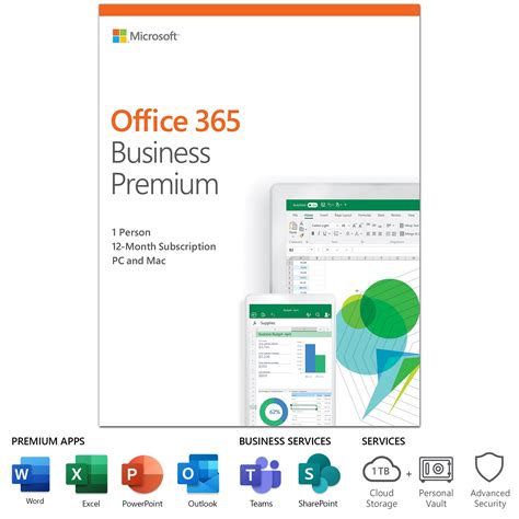 Buy Microsoft Office 365 Business Premium | 12-month subscription, 1 ...