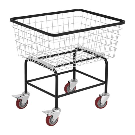 Amazon.com: YITAHOME Wire Laundry Cart 4.5 Bushel, Rolling Laundry ...